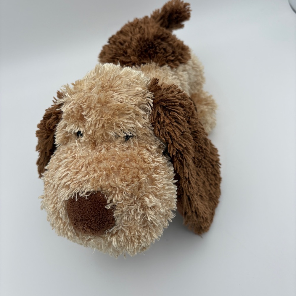 KELLYTOY  KENNEL KLUB Plush Tan Dog Floppy Brown Ears Stuffed Animal Puppy